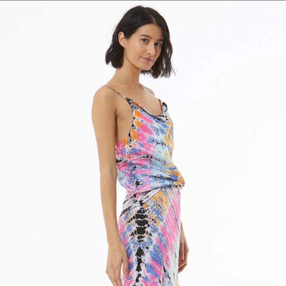 Brand New, Never Been Worn YFB Emmett Tank in Fireball Tropic Tie Dye - Picture 2 of 4